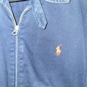 Polo by Ralph Lauren Dark Blue Jacket with Orange Emblem